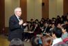 Senator Gravel discusses the Korean National Initiative in Busan, South Korea